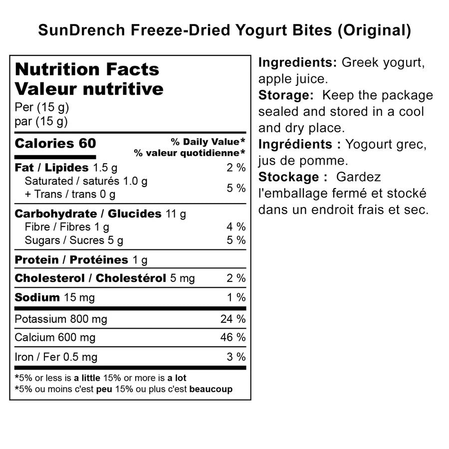 Sundrench Magic Yogurt Original 84G freeze-dried baby yogurt bites snack for infants