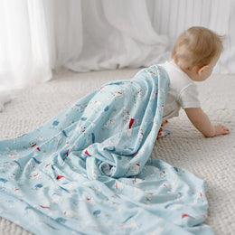 Nest Designs Bamboo Cotton Muslin Nook Swaddle Blankie