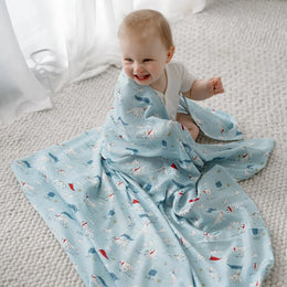 Nest Designs Bamboo Cotton Muslin Nook Swaddle Blankie