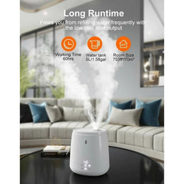 TaoTronics 6L Ultrasonic Humidifier Cold and Warm Mist