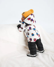 The North Face Baby 1996 Retro Nuptse One-Piece—Print - White Print