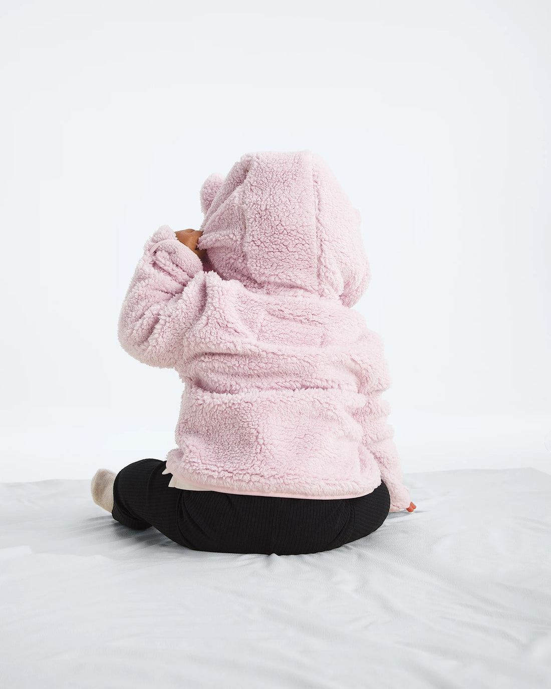 The North Face Baby Campshire Full Zip Hoodie - Pale Blossom side view