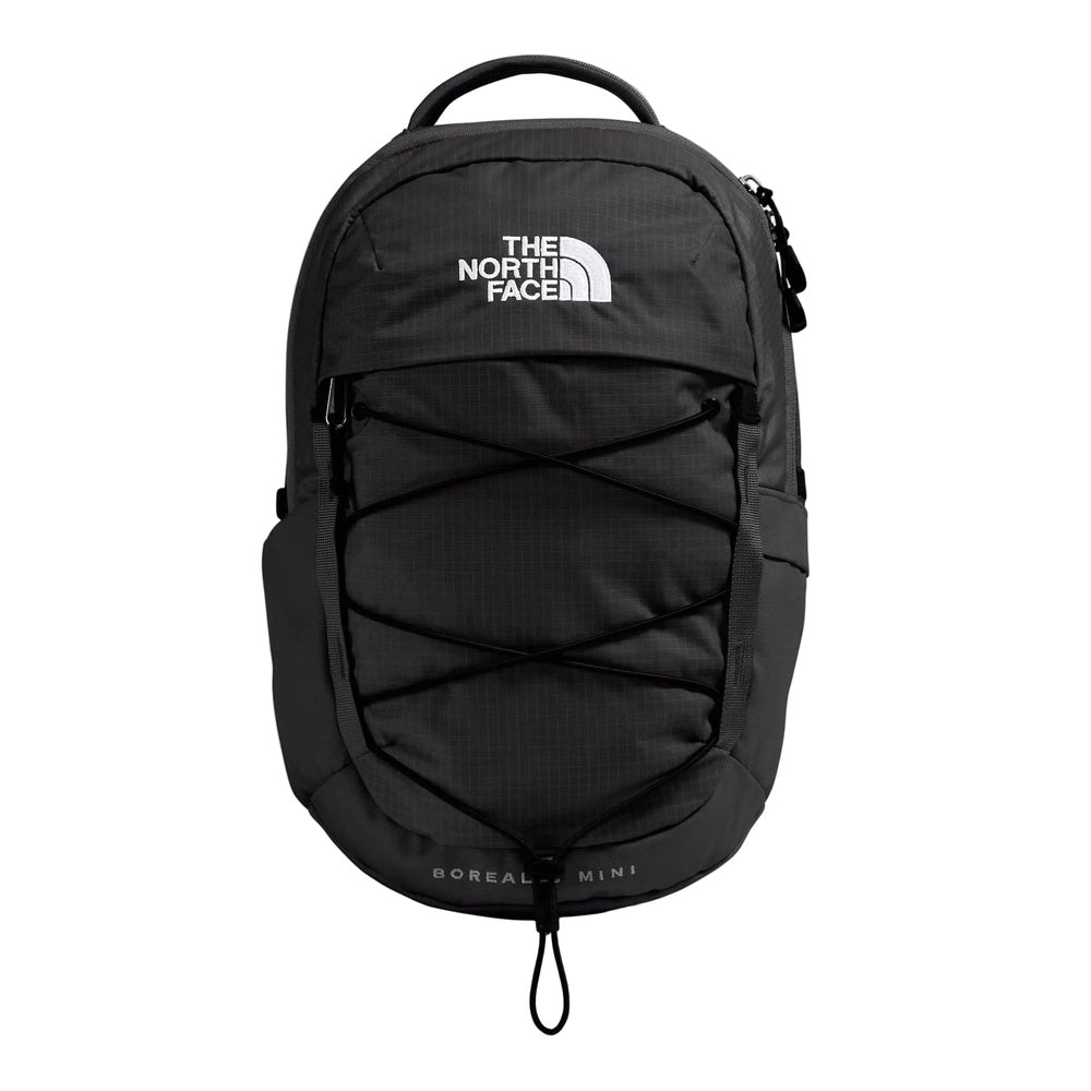 The North Face Borealis Mini Backpack in Black with front bungee cords