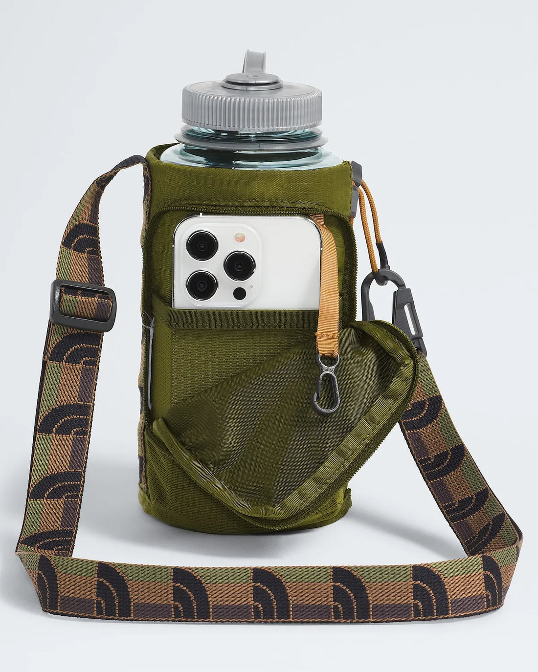Borealis Water Bottle Holder in Forest Olive - Alt1