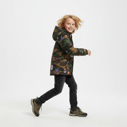 The North Face Boys' Antora Rain Jacket TNF Black Print
