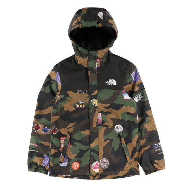 The North Face Boys' Antora Rain Jacket TNF Black Print