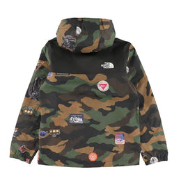 The North Face Boys' Antora Rain Jacket TNF Black Print