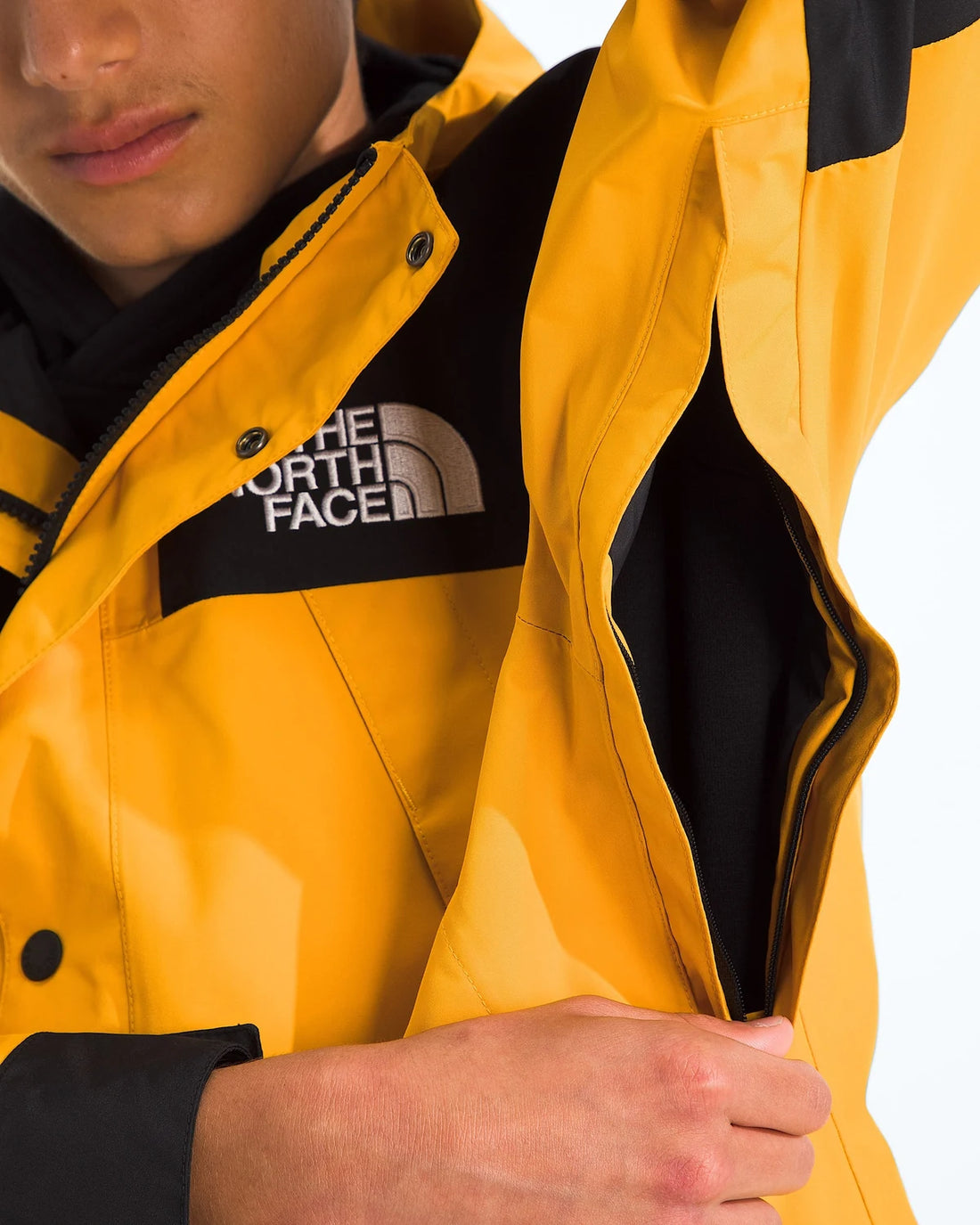 The North Face Boys’ & Girls’ GORE-TEX® Mountain Jacket - Summit Gold — model view 7