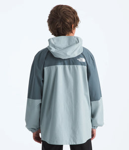 The North Face Boys' & Girls' Hike Packable Shell - Frost Grey/Granite Grey