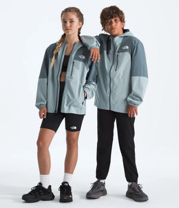 The North Face Boys' & Girls' Hike Packable Shell - Frost Grey/Granite Grey
