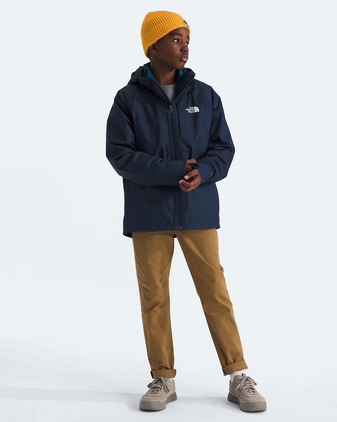 The North Face Boys’ & Girls’ Perrito 4-N-1 Hooded Jacket - Summit Navy — alternate product view 2
