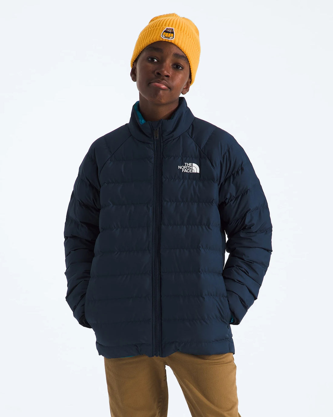 The North Face Boys’ & Girls’ Perrito 4-N-1 Hooded Jacket - Summit Navy — product view 5 5