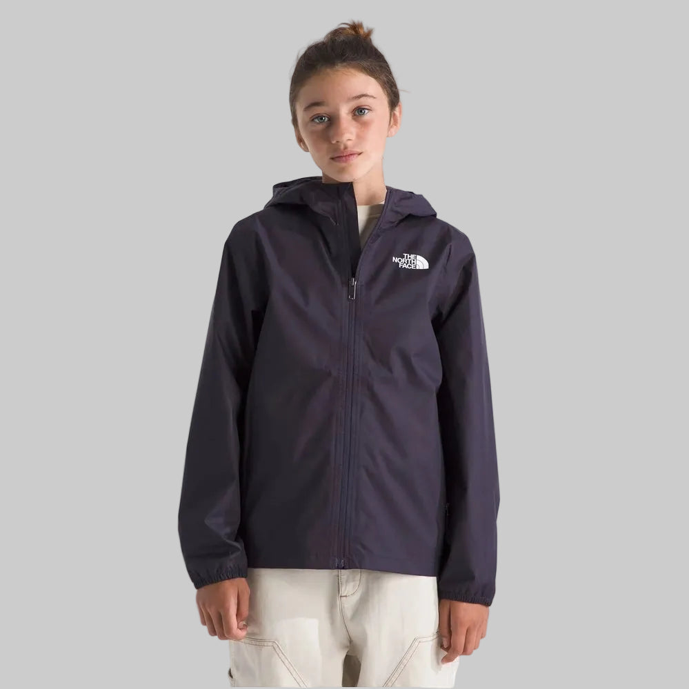 The North Face Zipline Rain Jacket in Navy with Hood
