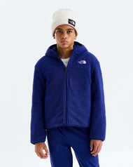 The North Face Boys' Reversible Shasta Full Zip Hooded Jacket - Active Blue/Bold Blue