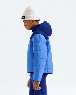 The North Face Boys' Reversible Shasta Full Zip Hooded Jacket - Active Blue/Bold Blue