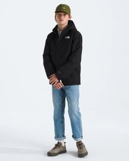 The North Face Boys' Warm Antora Rain Jacket - TNF Black/TNF Black