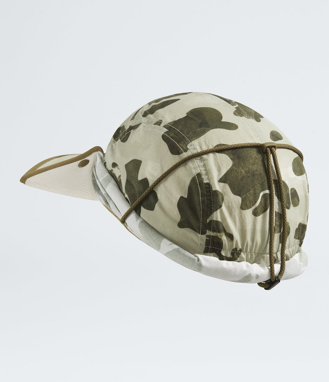 The North Face Class V Convertible Sunshield - Cedar Heritage Print/Cedar — folded sunshield