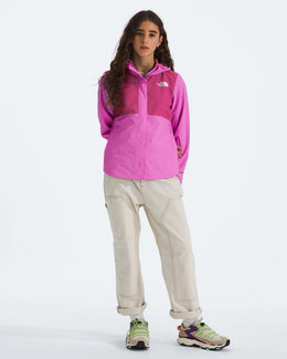 The North Face Girls' Antora Rain Jacket - Violet Crocus/Fuchsia Flash