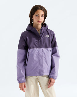 The North Face Girls' Warm Antora Rain Jacket - Endless Dusk/Grounded Plum