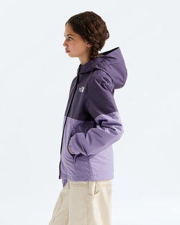 The North Face Girls' Warm Antora Rain Jacket - Endless Dusk/Grounded Plum