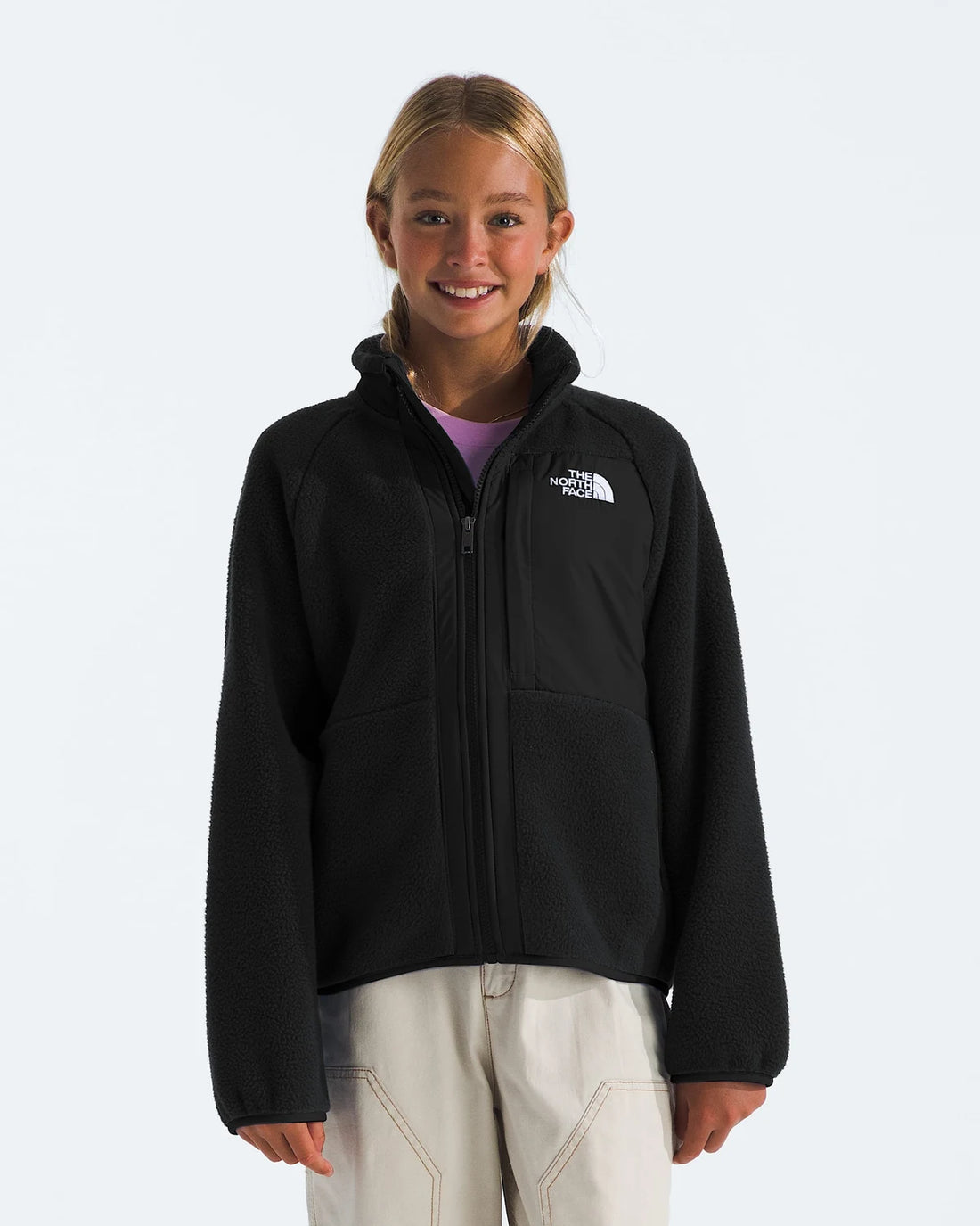 Girls’ Yumiori Full Zip Jacket in TNF Black - Hero
