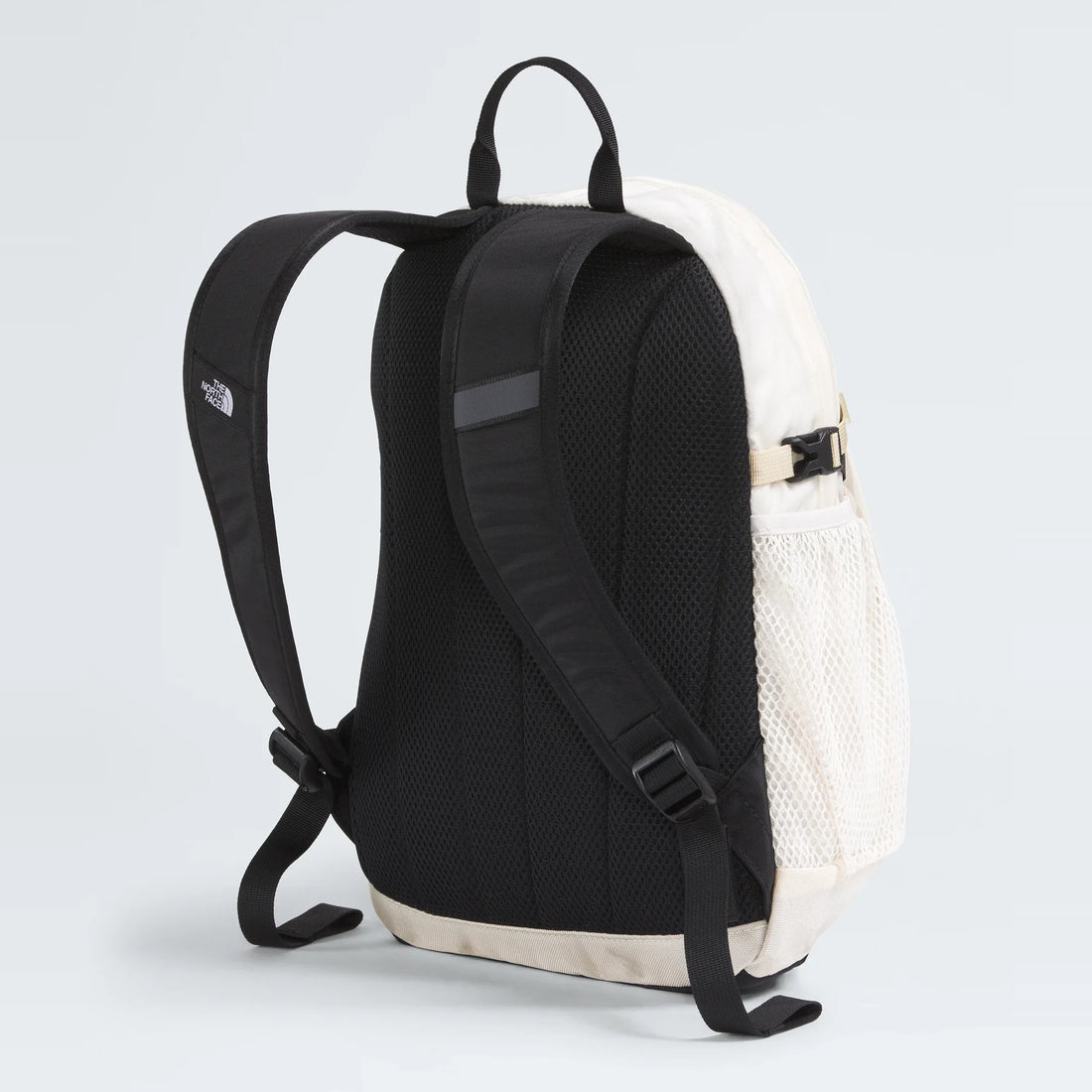 The North Face Hot Shot Mini Pack - 12L - White Dune/Desert Stone - back and carrying straps