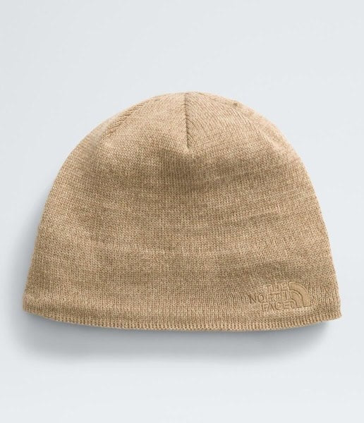 The North Face Jim Beanie - Khaki Stone Heather — front view
