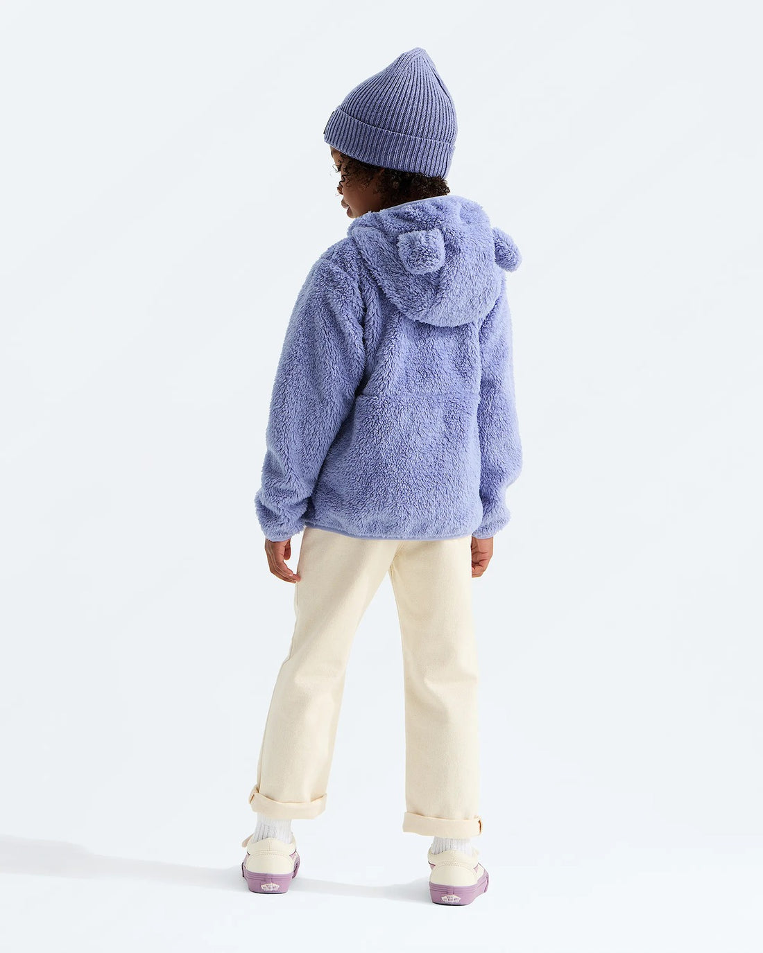 The North Face Kids' Campshire Full Zip Hoodie - Pale Plum back view