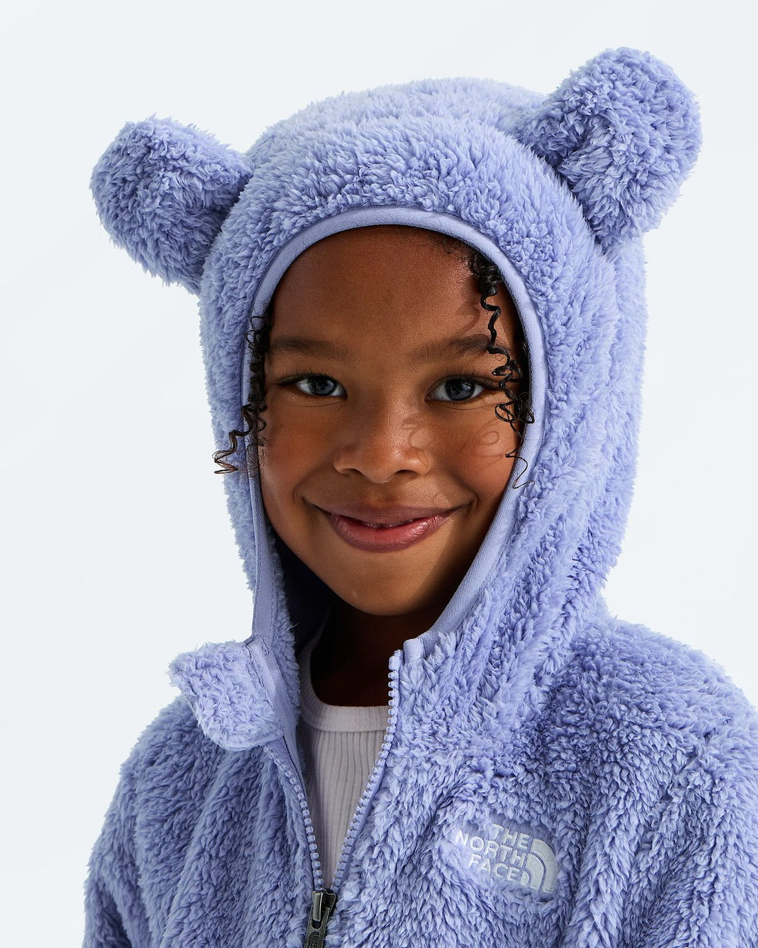 The North Face Kids' Campshire Full Zip Hoodie - Pale Plum lifestyle view