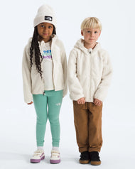 The North Face Kids' Campshire Full Zip Hoodie - White Dune