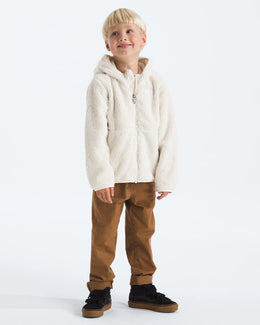 The North Face Kids' Campshire Full Zip Hoodie - White Dune