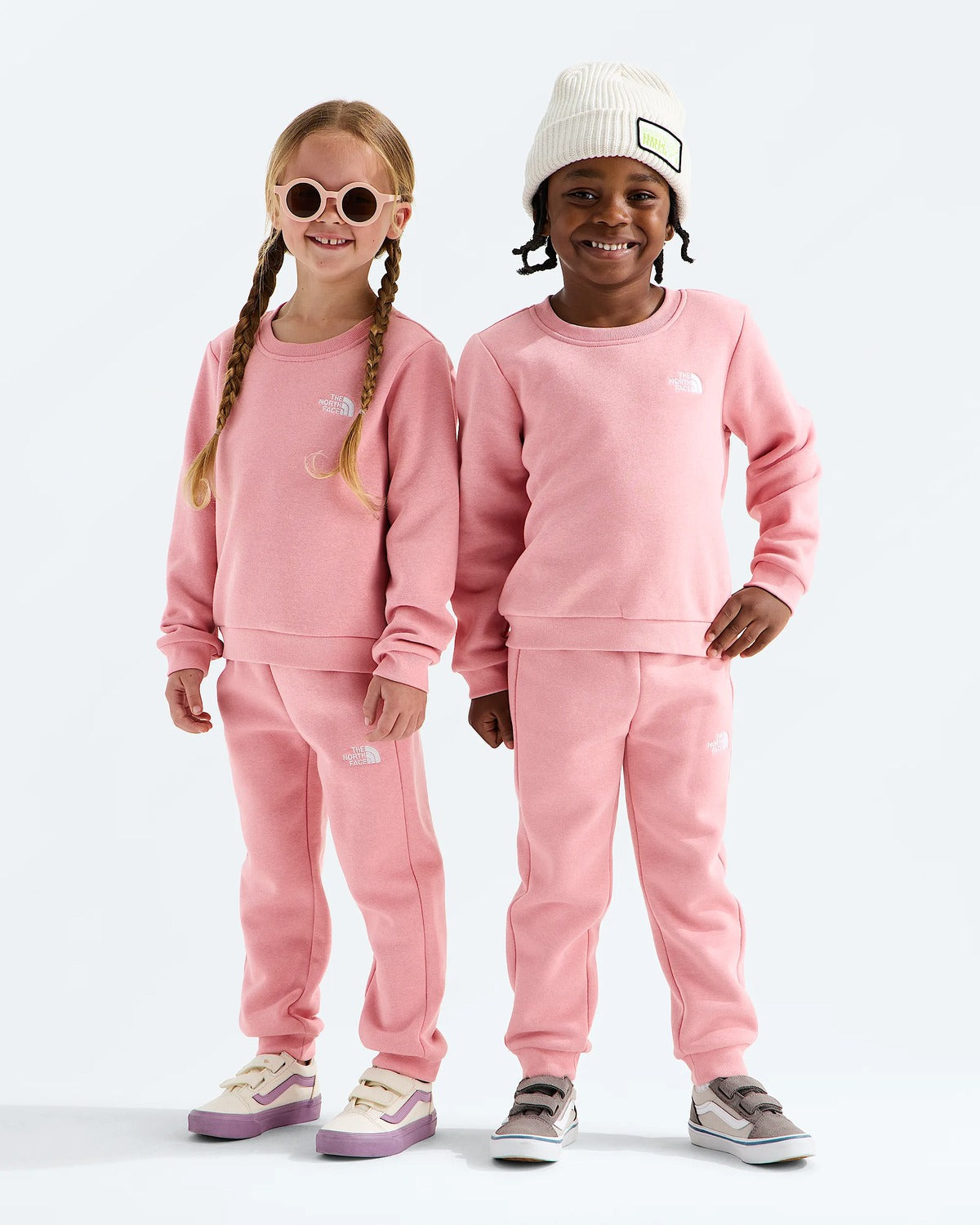 The North Face Kids' Evolution Simple Dome Crew Set - Primrose