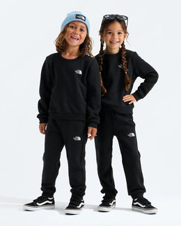 The North Face Kids' Evolution Simple Dome Crew Set - TNF Black