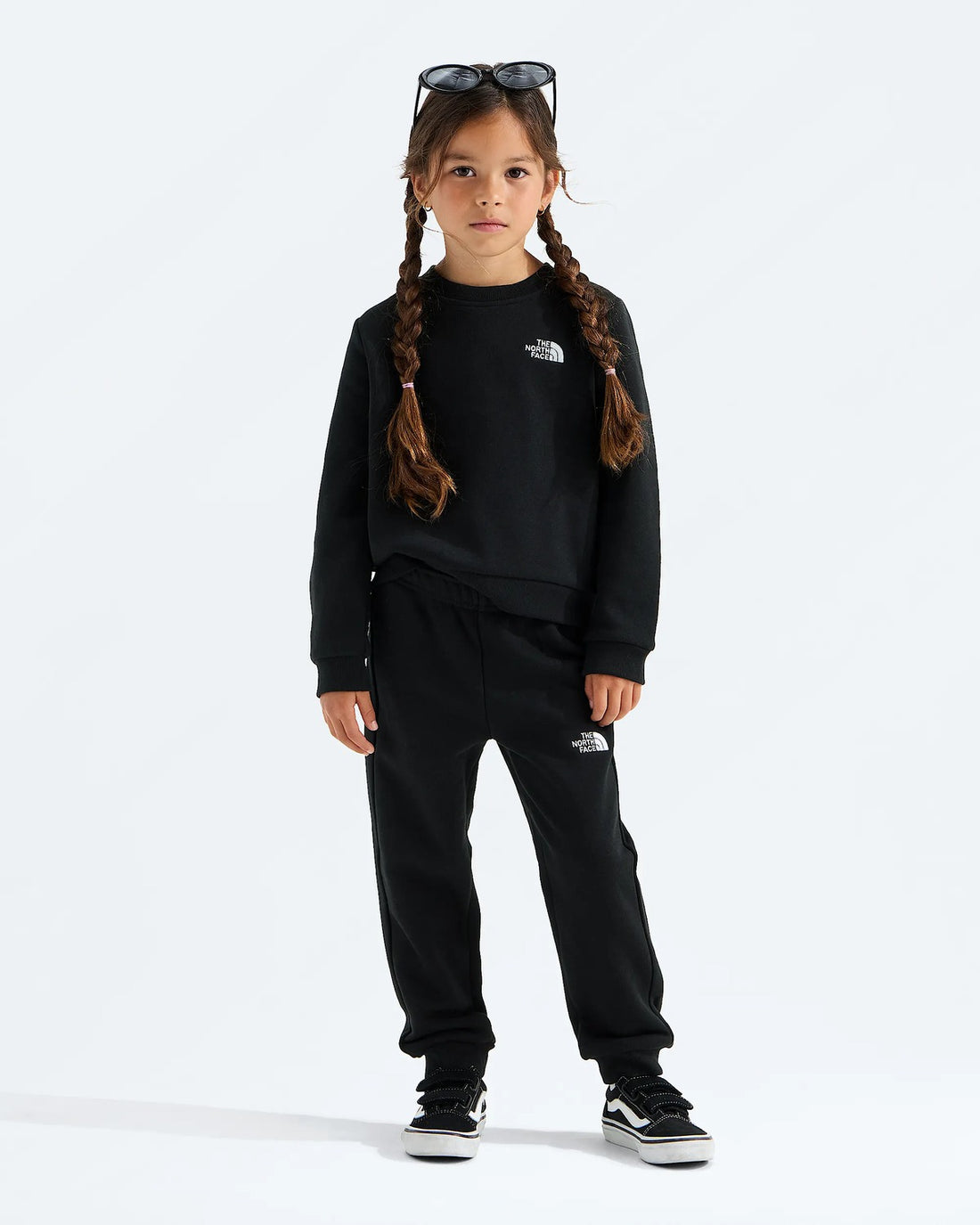 The North Face Kids' Evolution Simple Dome Crew Set - TNF Black side view