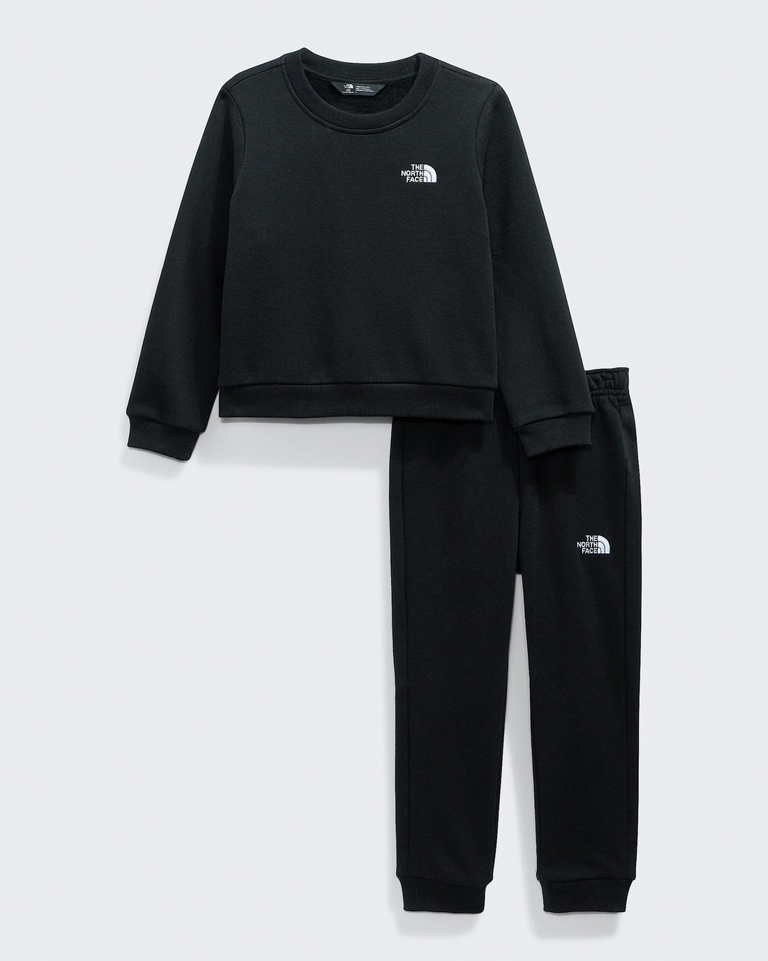 The North Face Kids' Evolution Simple Dome Crew Set - TNF Black front view 2