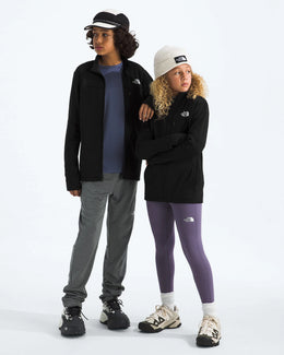 The North Face Kids' Hike Mid Layer Full-Zip - TNF Black