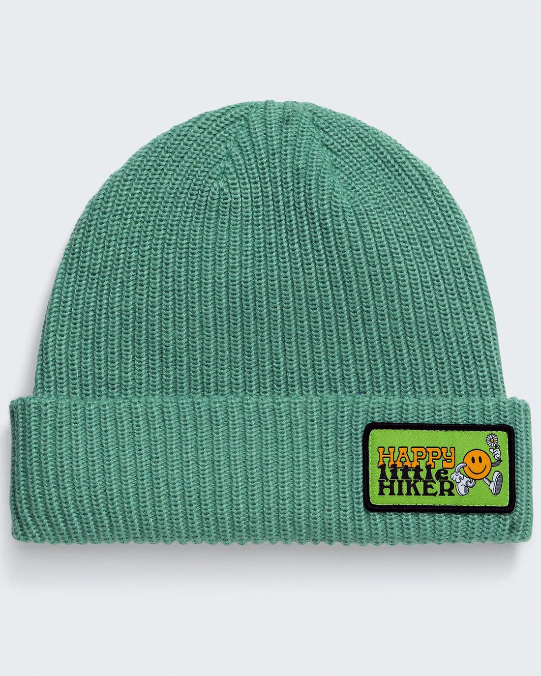The North Face Kids' Salty Lined Beanie - Dimmed Algae/Hike Patch front view