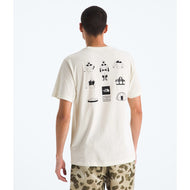 The North Face Men's Mountain Mirage Regular Short-Sleeve Tee White Dune