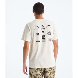 The North Face Men's Mountain Mirage Regular Short-Sleeve Tee White Dune