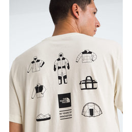 The North Face Men's Mountain Mirage Regular Short-Sleeve Tee White Dune