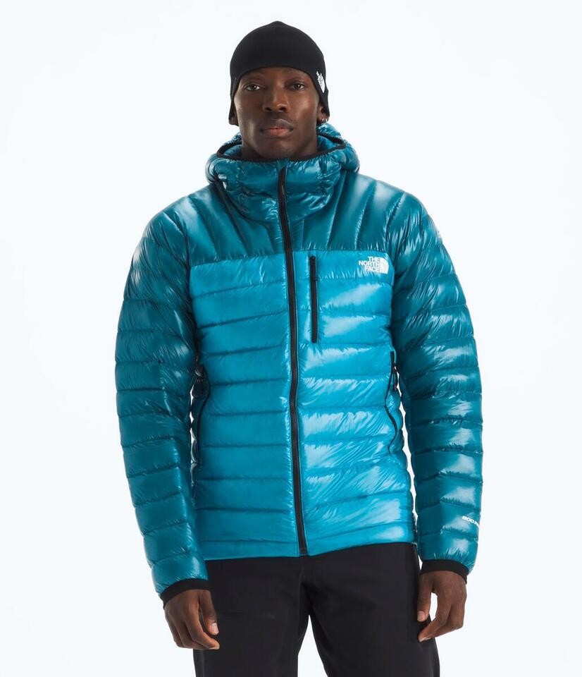 The North Face Men’s Summit Series Breithorn Hoodie - Meridian Blue/Dusk Blue — front model view