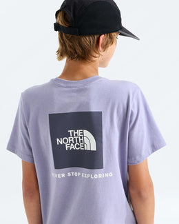 The North Face Teen Evolution Box NSE Short-Sleeve Tee - Pale Plum