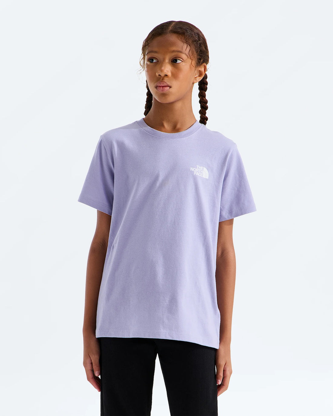 The North Face Teen Evolution Box NSE Short-Sleeve Tee - Pale Plum side view