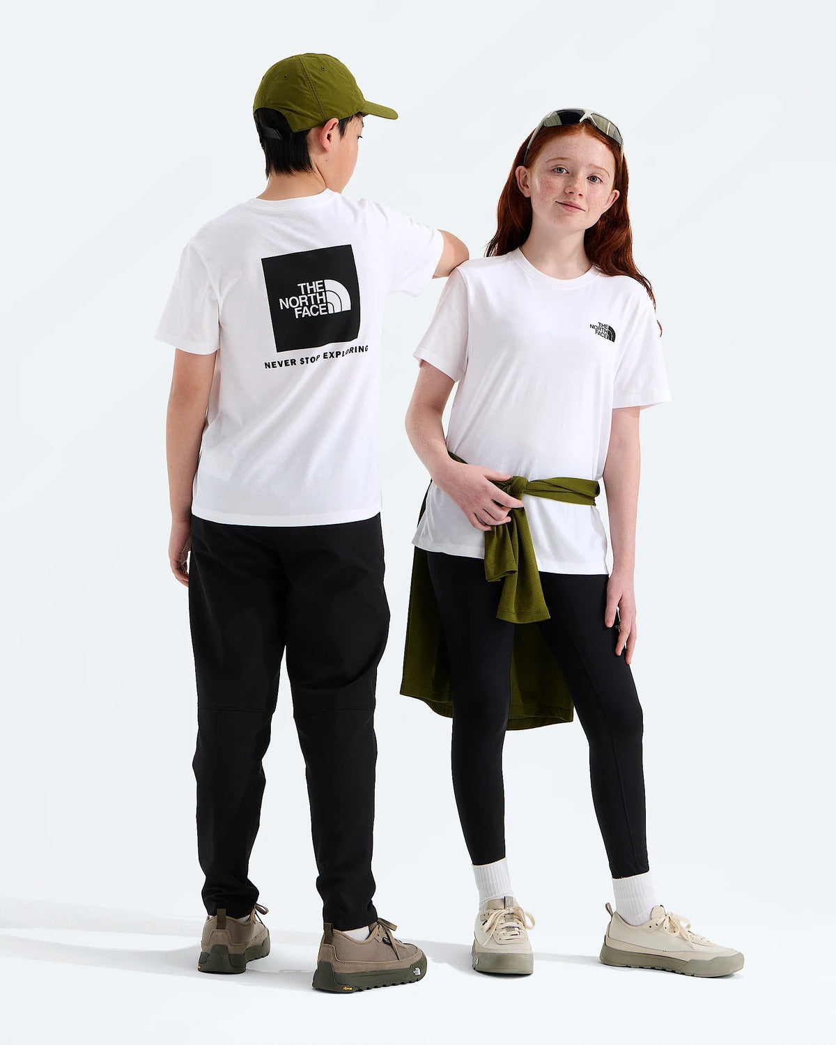 The North Face Teen Evolution Box NSE Short-Sleeve Tee - TNF White