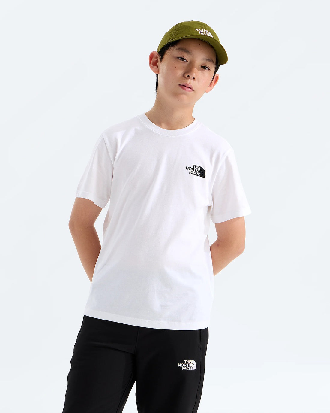 The North Face Teen Evolution Box NSE Short-Sleeve Tee - TNF White side view
