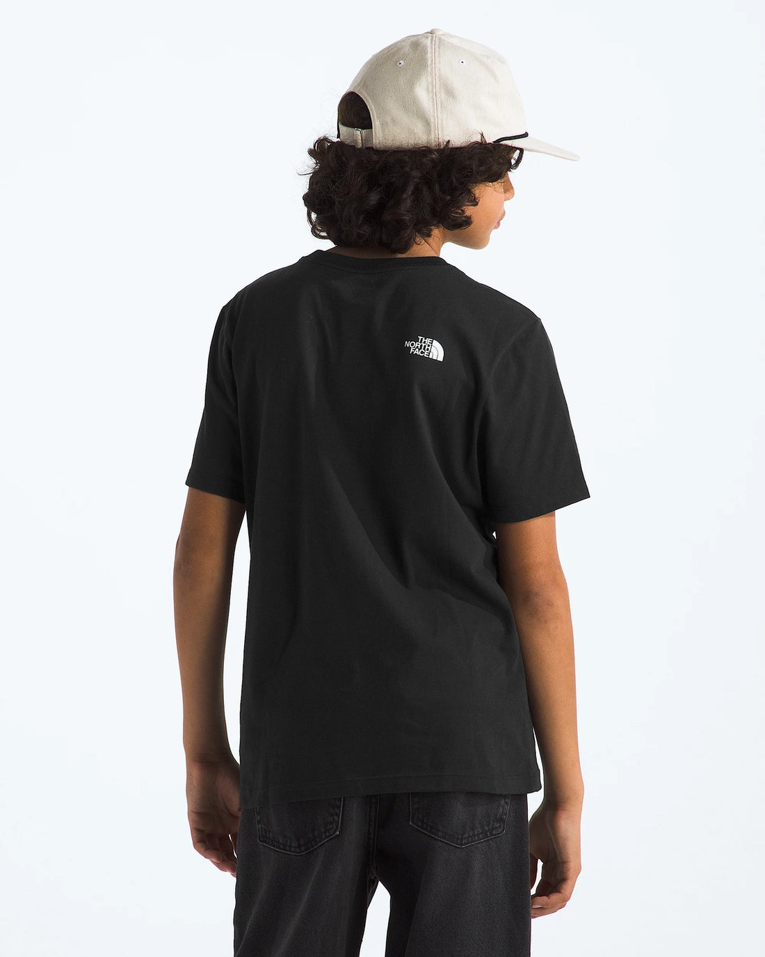 The North Face Teen Evolution Half Dome Short-Sleeve Tee - TNF Black back view