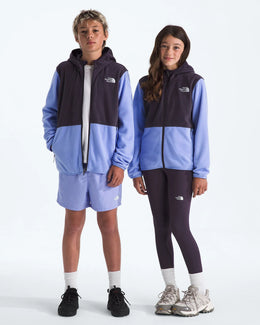The North Face Teen Glacier Full Zip Hoodie - Periwinkle Glow/Endless Dusk