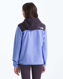 The North Face Teen Glacier Full Zip Hoodie - Periwinkle Glow/Endless Dusk
