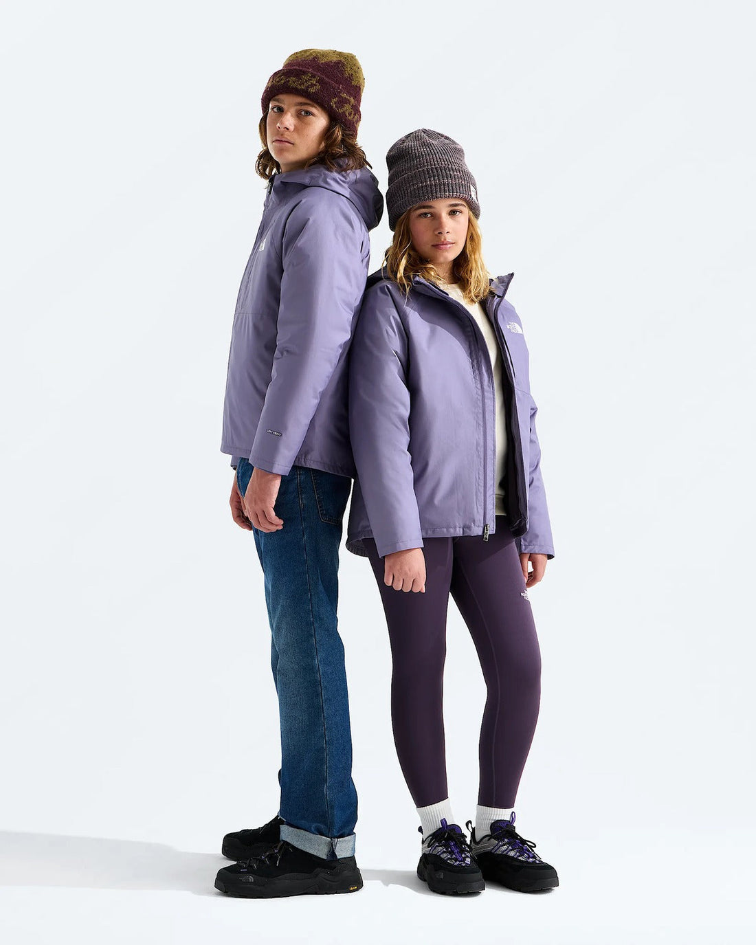 The North Face Teen Perrito 4-N-1 Hooded Jacket - Grounded Plum in Grounded Plum - product view 1