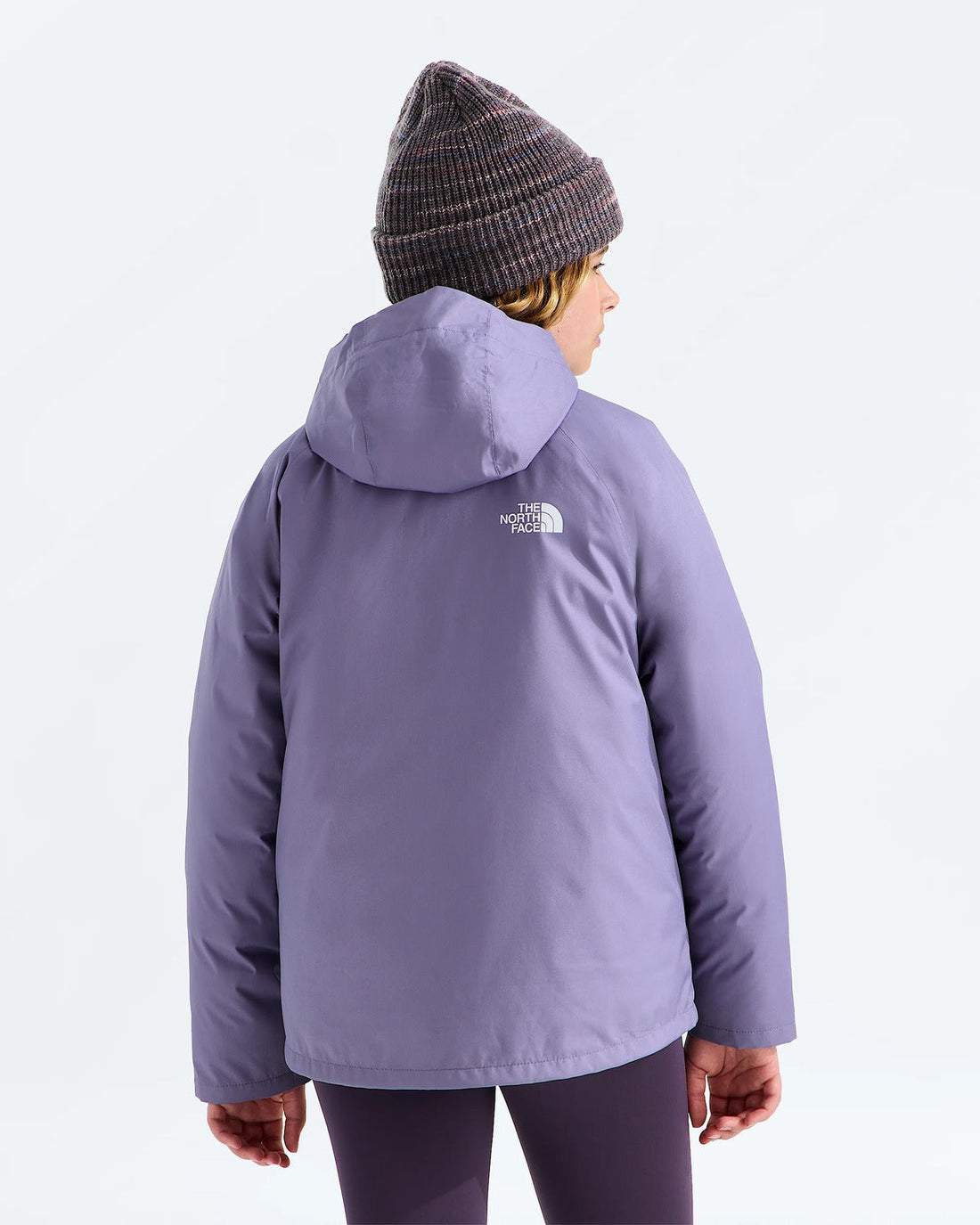 The North Face Teen Perrito 4-N-1 Hooded Jacket - Grounded Plum in Grounded Plum - product view 4